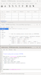 psppire running multirecord data read screenshot